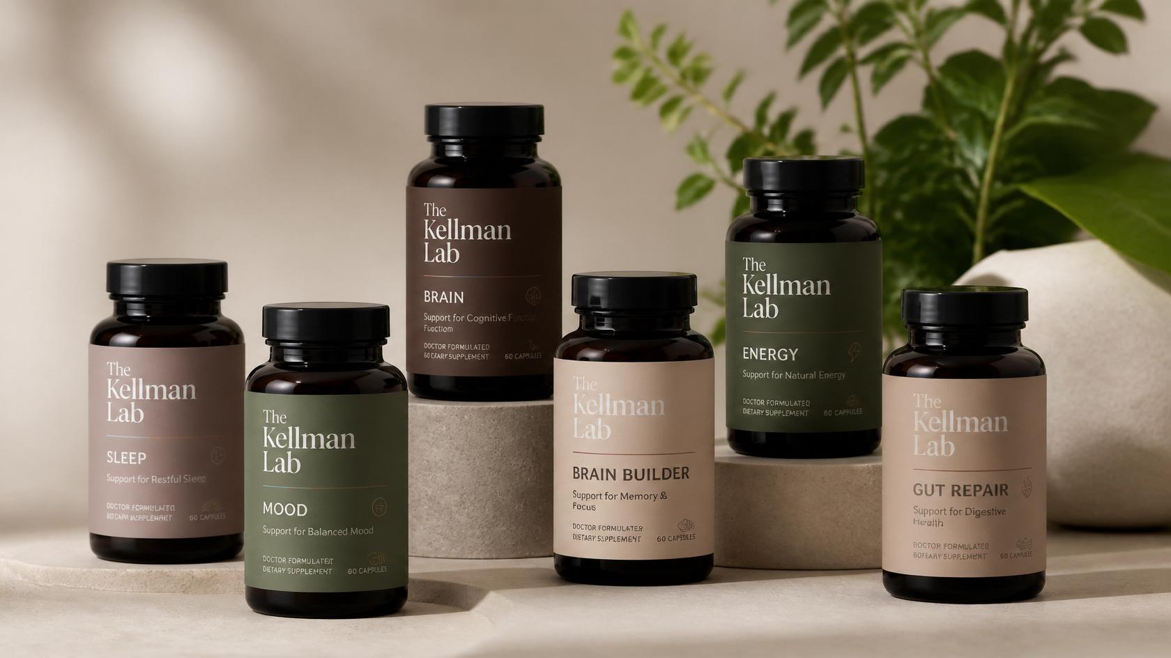 The Kellman Lab Energy supplement bottle