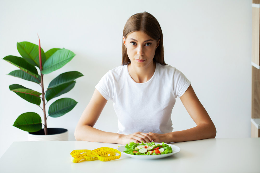 woman trying to lose weight